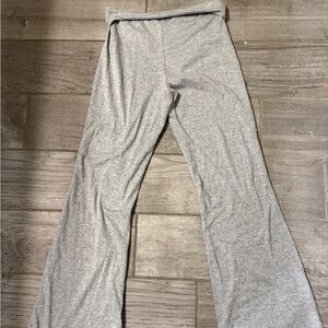 Gray Flared Pants